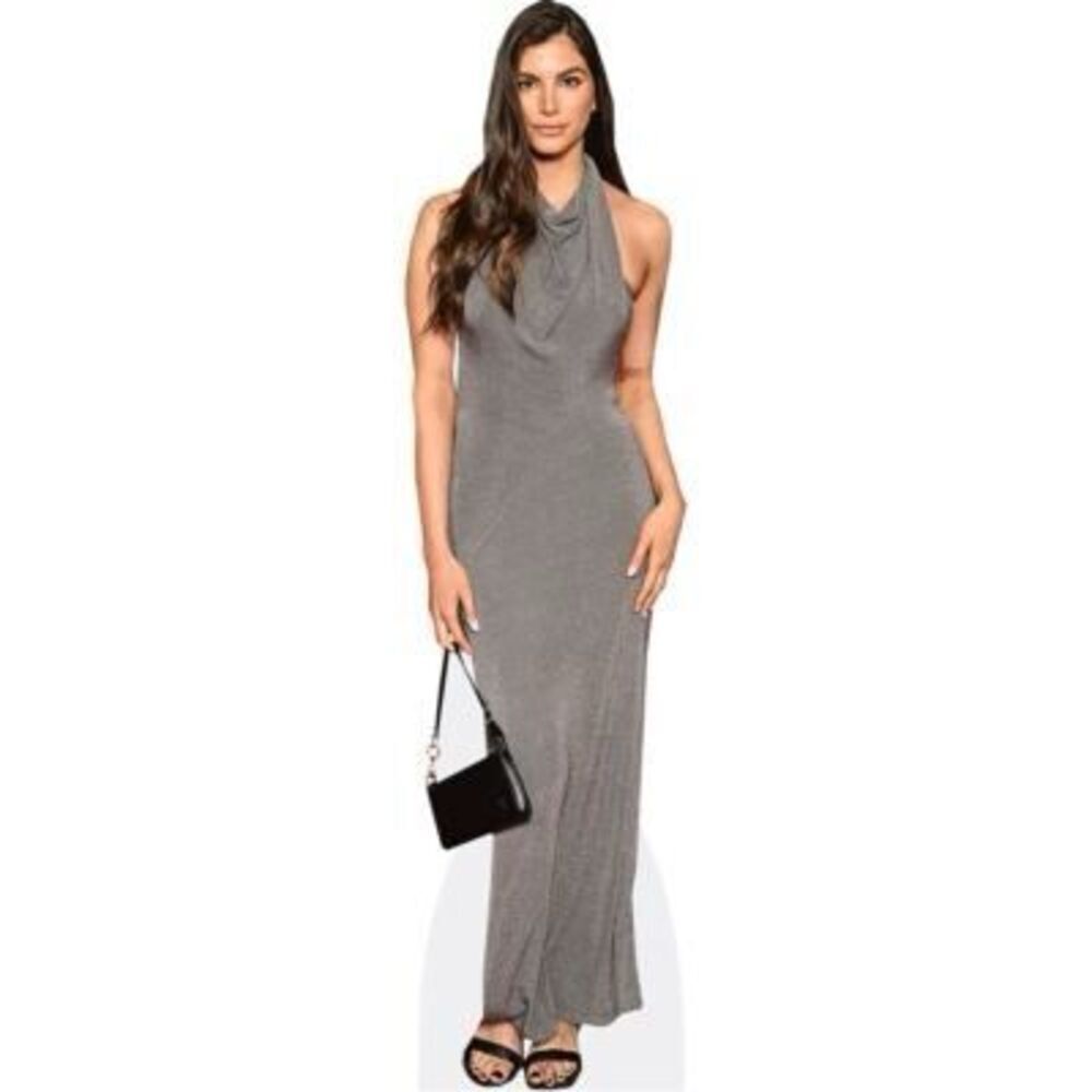 ✨Beige Botany Halter Maxi Grey Sz Large Dress✨